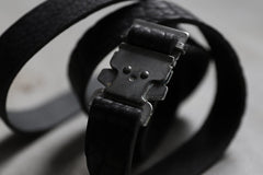 画像をギャラリービューアに読み込む, ierib detachable buckle belt / one piece rough bull (BLACK)