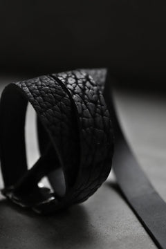 画像をギャラリービューアに読み込む, ierib detachable buckle belt / one piece rough bull (BLACK)