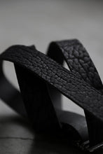 画像をギャラリービューアに読み込む, ierib detachable buckle belt / one piece rough bull (BLACK)