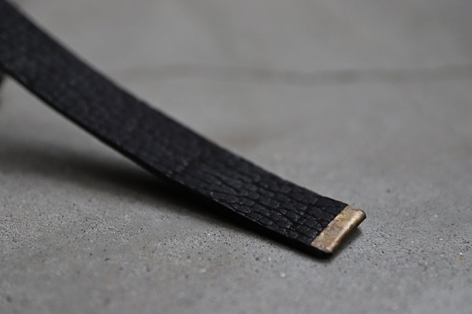 画像をギャラリービューアに読み込む, ierib detachable buckle belt / one piece rough bull (BLACK)