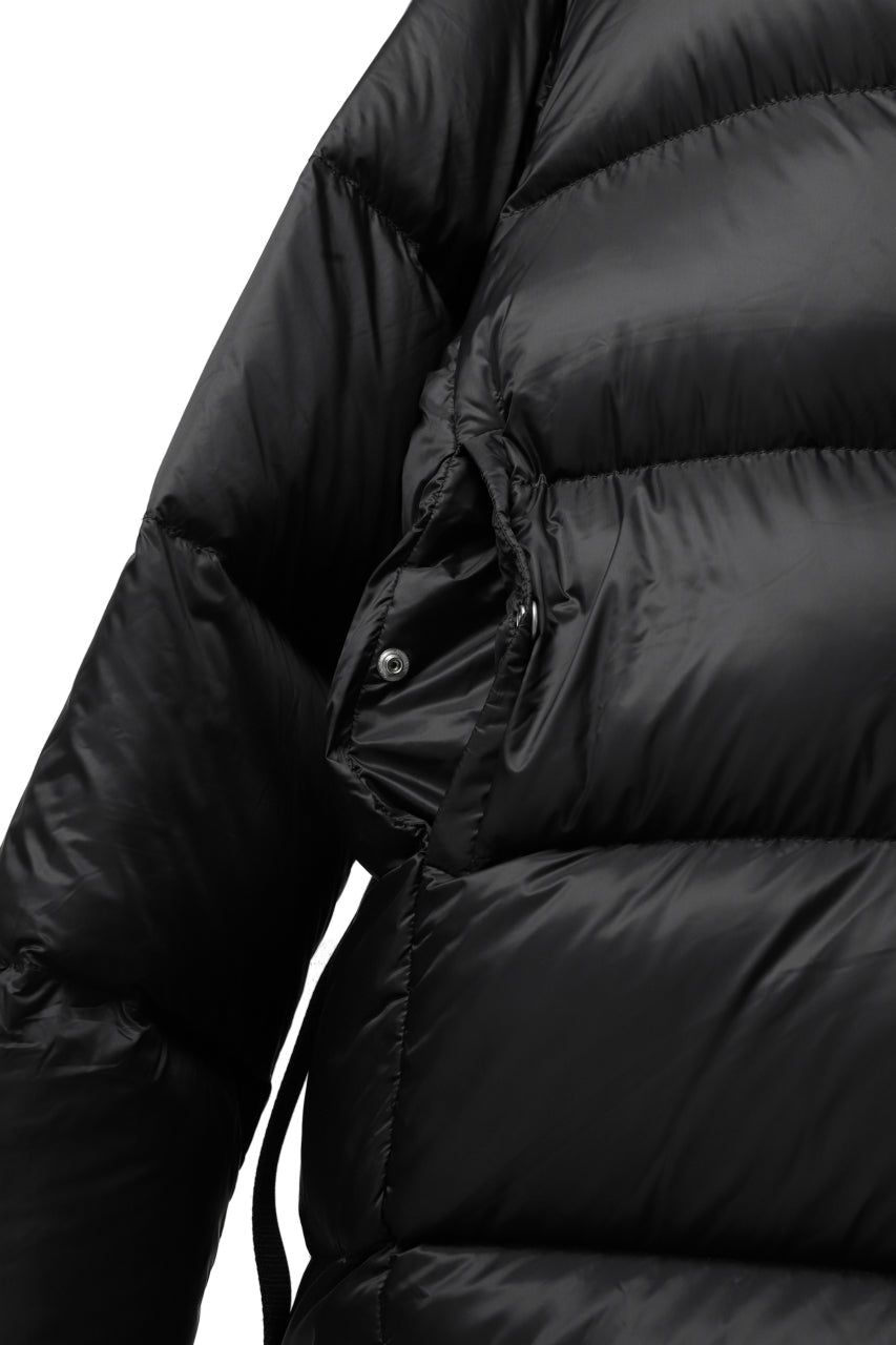 画像をギャラリービューアに読み込む, A.F ARTEFACT exclusive DUVET VERTICAL DOWN JACKET (BLACK)