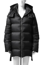 画像をギャラリービューアに読み込む, A.F ARTEFACT exclusive DUVET VERTICAL DOWN JACKET (BLACK)