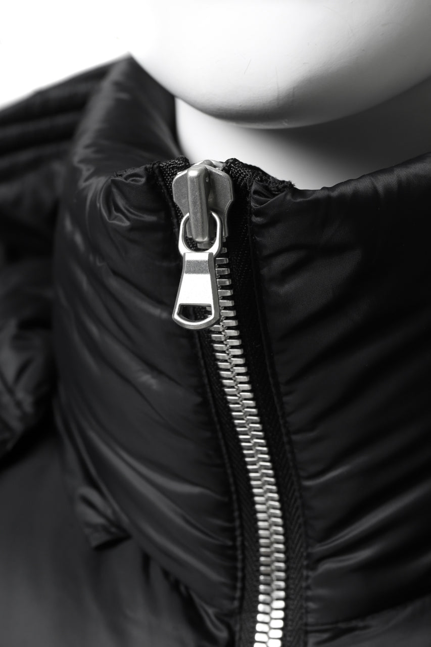 画像をギャラリービューアに読み込む, A.F ARTEFACT exclusive DUVET VERTICAL DOWN JACKET (BLACK)