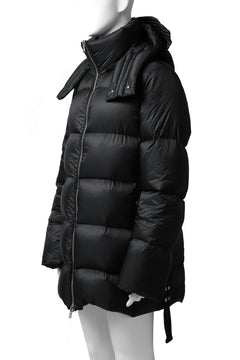 画像をギャラリービューアに読み込む, A.F ARTEFACT exclusive DUVET VERTICAL DOWN JACKET (BLACK)