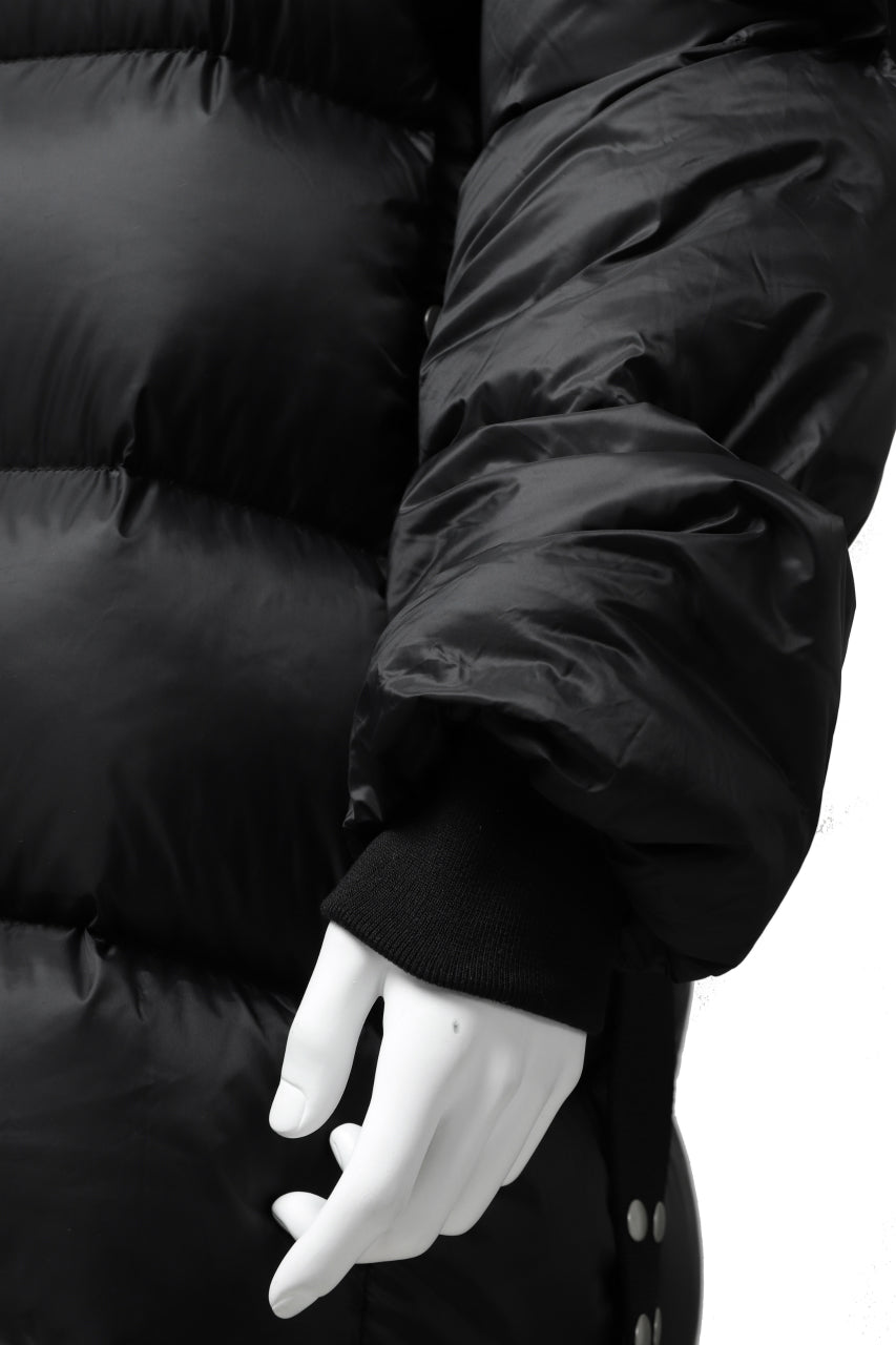 画像をギャラリービューアに読み込む, A.F ARTEFACT exclusive DUVET VERTICAL DOWN JACKET (BLACK)