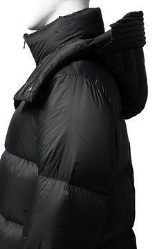 画像をギャラリービューアに読み込む, A.F ARTEFACT exclusive DUVET VERTICAL DOWN JACKET (BLACK)