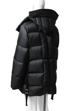 画像をギャラリービューアに読み込む, A.F ARTEFACT exclusive DUVET VERTICAL DOWN JACKET (BLACK)
