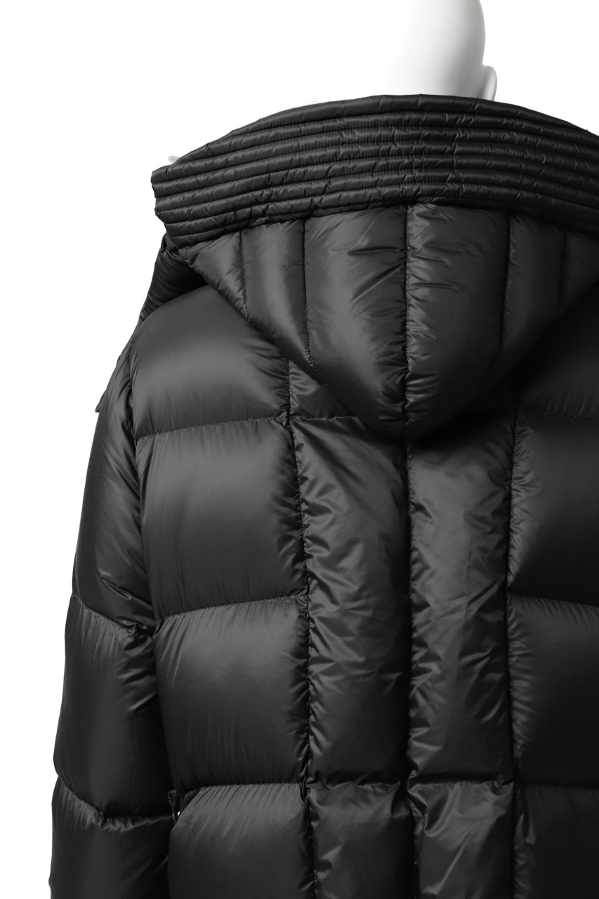 画像をギャラリービューアに読み込む, A.F ARTEFACT exclusive DUVET VERTICAL DOWN JACKET (BLACK)
