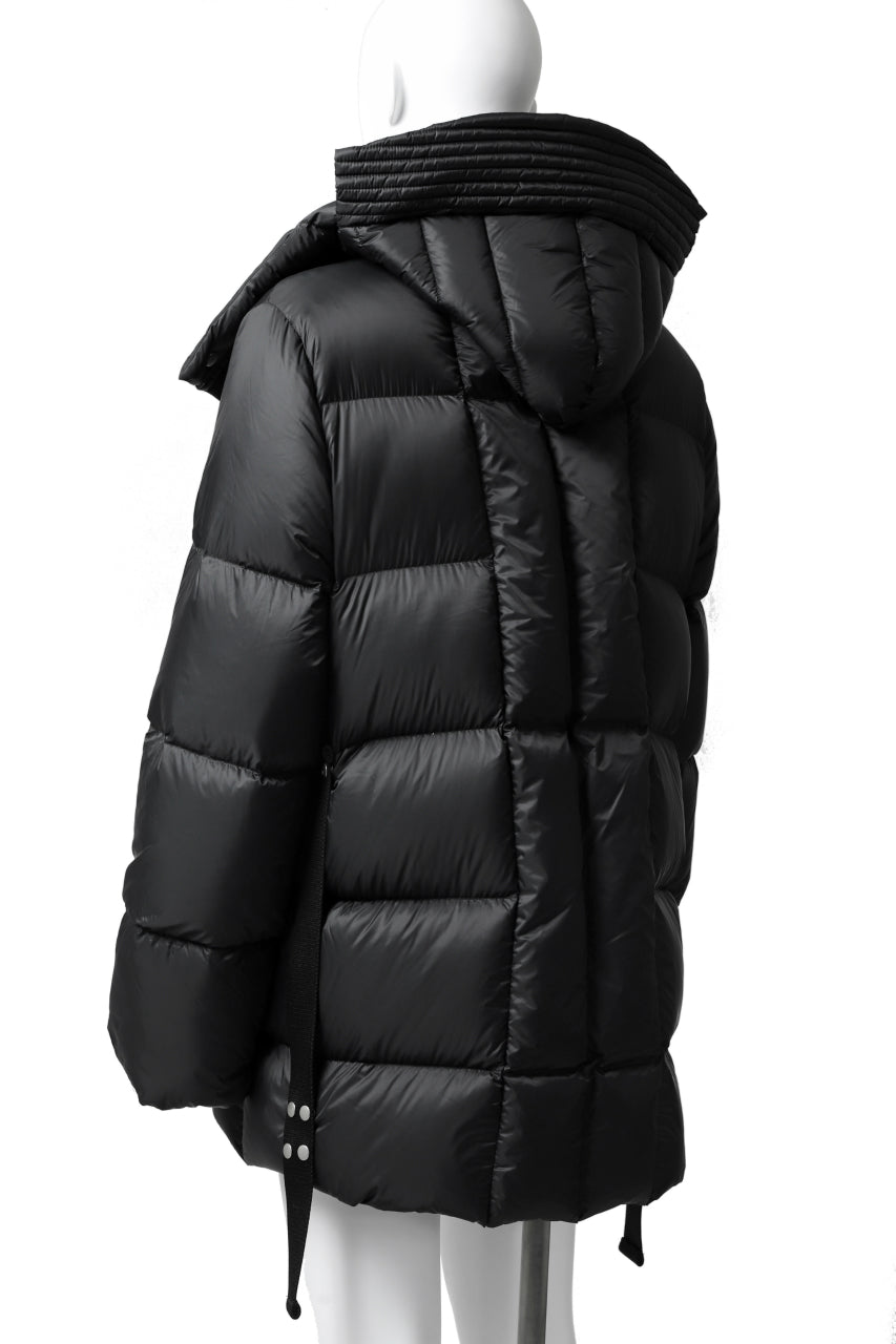 画像をギャラリービューアに読み込む, A.F ARTEFACT exclusive DUVET VERTICAL DOWN JACKET (BLACK)