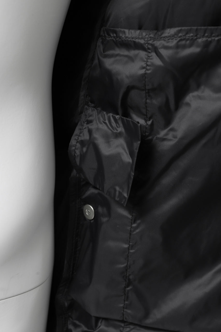 画像をギャラリービューアに読み込む, A.F ARTEFACT exclusive DUVET VERTICAL DOWN JACKET (BLACK)