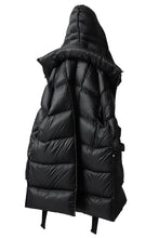 画像をギャラリービューアに読み込む, A.F ARTEFACT exclusive DUVET VERTICAL DOWN JACKET (BLACK)