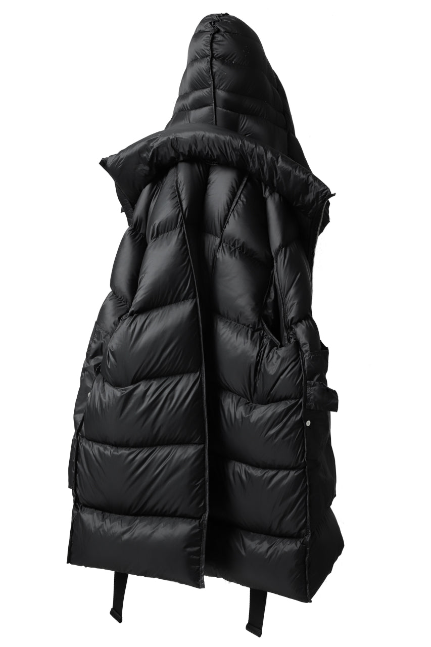 画像をギャラリービューアに読み込む, A.F ARTEFACT exclusive DUVET VERTICAL DOWN JACKET (BLACK)