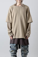 画像をギャラリービューアに読み込む, INDEPICT® × LOOM exclusive INVERSION TERRY LAYERED TOP (MOON GREY)