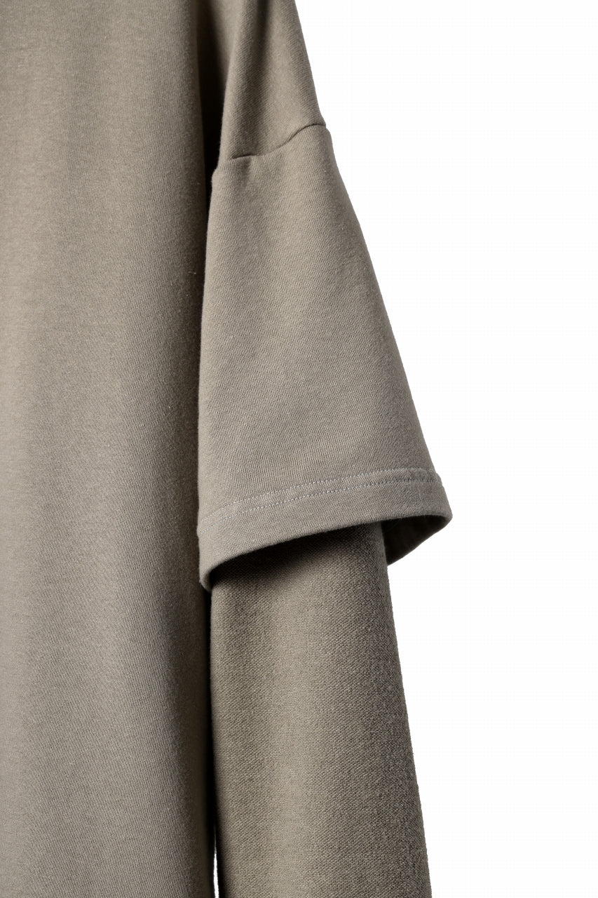 画像をギャラリービューアに読み込む, INDEPICT® × LOOM exclusive INVERSION TERRY LAYERED TOP (MOON GREY)