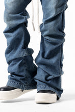 画像をギャラリービューアに読み込む, A.F ARTEFACT TUCK SLIM BAGGY PANTS / FADED DENIM (BLUE)