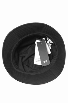 画像をギャラリービューアに読み込む, Y-3 Yohji Yamamoto ROUND BUCKET HAT (BLACK)