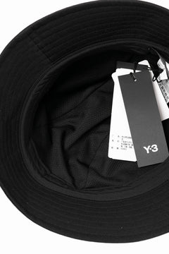 画像をギャラリービューアに読み込む, Y-3 Yohji Yamamoto ROUND BUCKET HAT (BLACK)