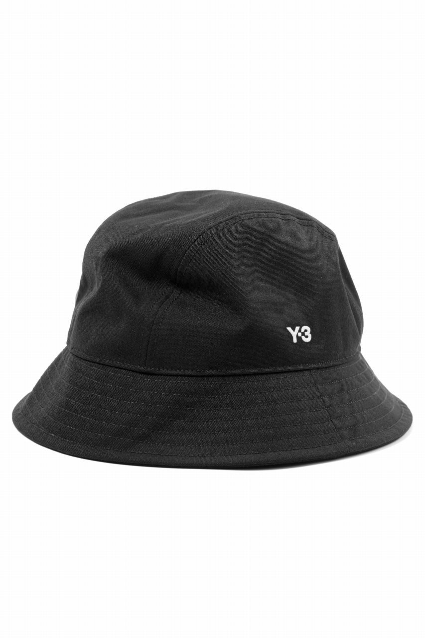 Y-3 Yohji Yamamoto ROUND BUCKET HAT (BLACK)