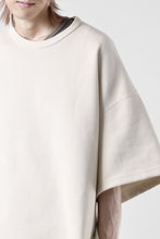 画像をギャラリービューアに読み込む, N/07 OVERSIZE TOP / RIBBED CARDBOARD KNIT JERSEY (IVORY)