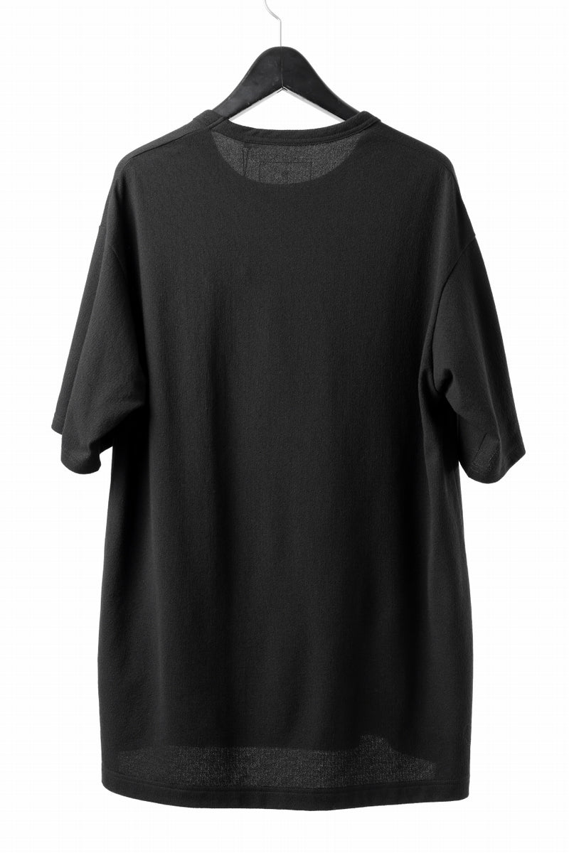 Y-3 Yohji Yamamoto POCKET S/S TEE / CREPE COTTON JERSEY (BLACK)の ...