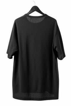 画像をギャラリービューアに読み込む, Y-3 Yohji Yamamoto POCKET S/S TEE / CREPE COTTON JERSEY (BLACK)