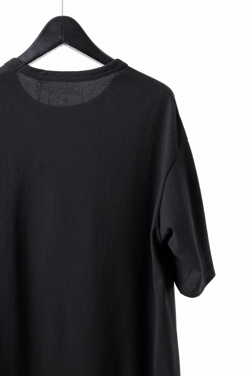 画像をギャラリービューアに読み込む, Y-3 Yohji Yamamoto POCKET S/S TEE / CREPE COTTON JERSEY (BLACK)