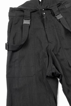画像をギャラリービューアに読み込む, Y-3 Yohji Yamamoto SUSPENDER PANTS (BLACK)