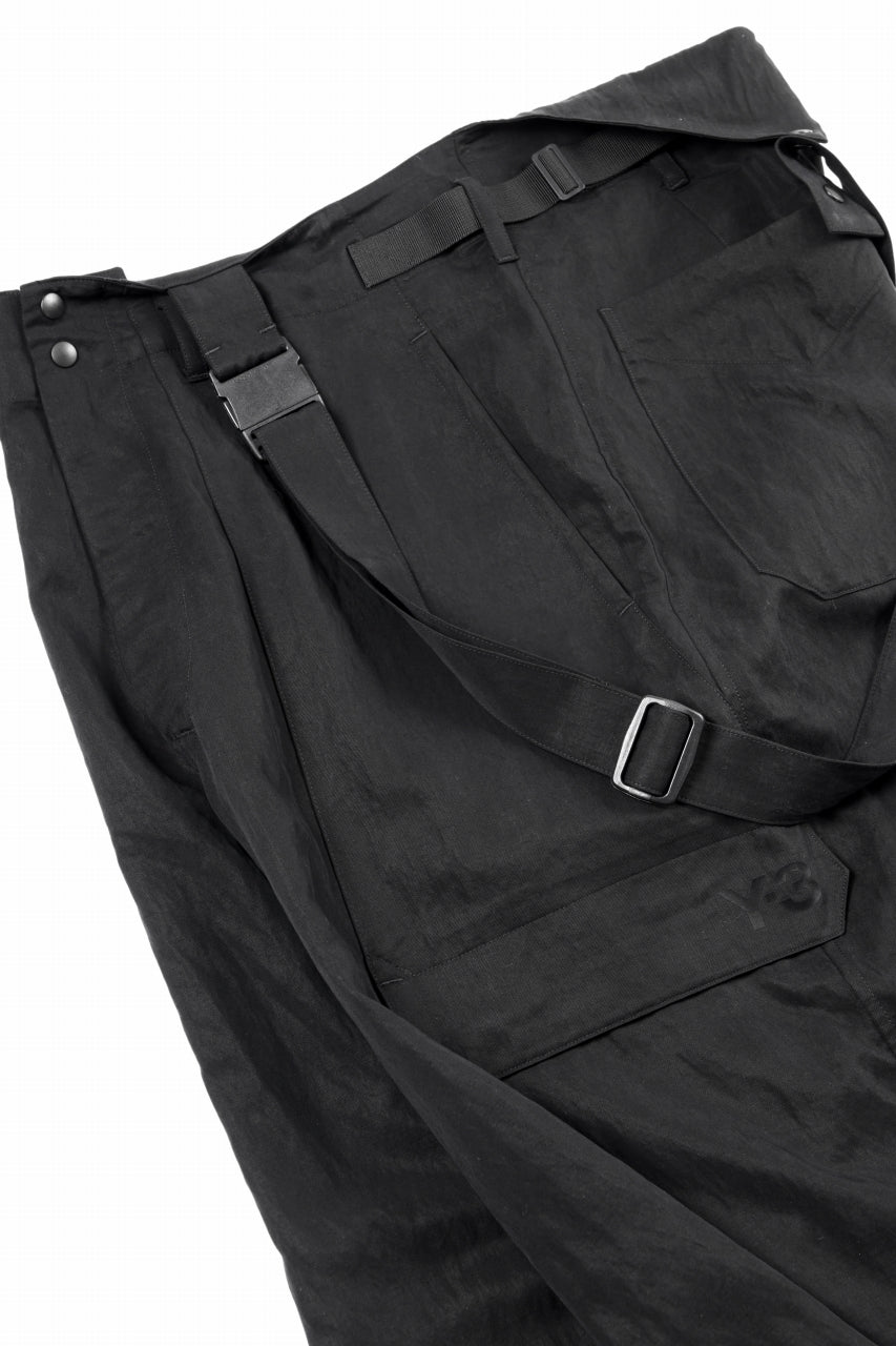 画像をギャラリービューアに読み込む, Y-3 Yohji Yamamoto SUSPENDER PANTS (BLACK)