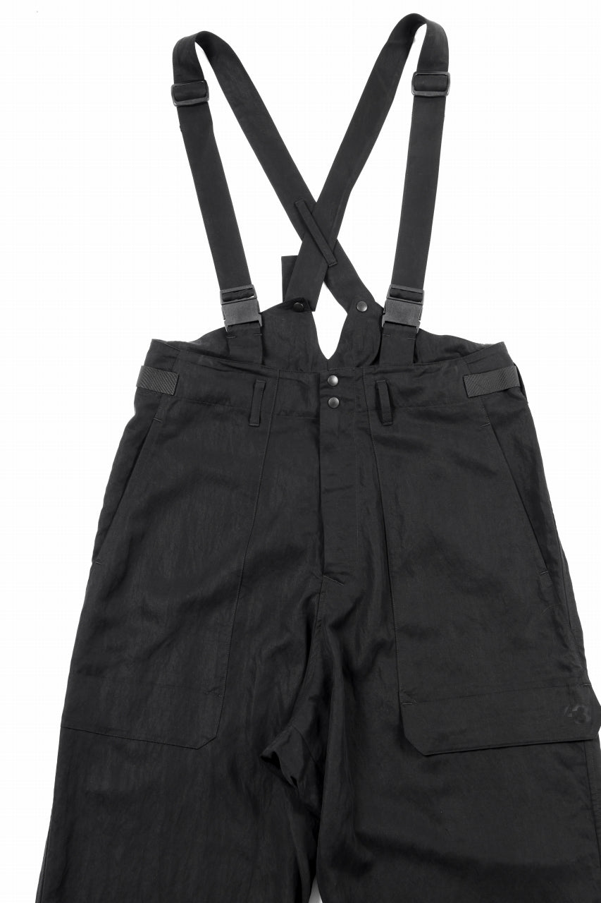 画像をギャラリービューアに読み込む, Y-3 Yohji Yamamoto SUSPENDER PANTS (BLACK)