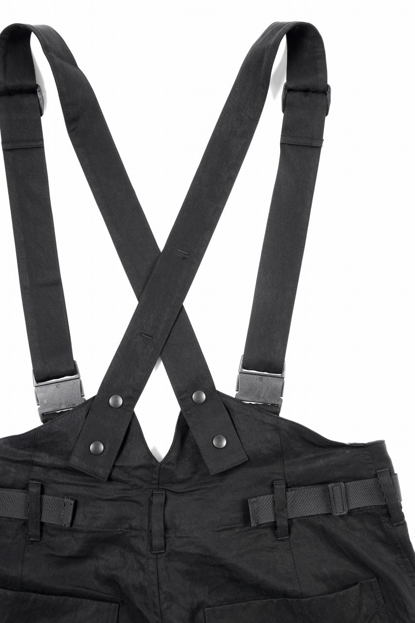 画像をギャラリービューアに読み込む, Y-3 Yohji Yamamoto SUSPENDER PANTS (BLACK)