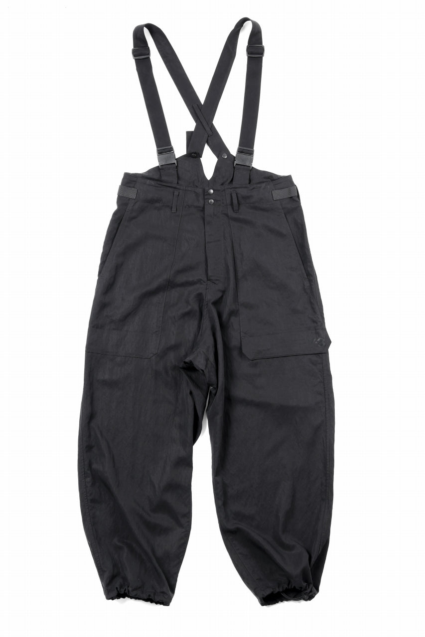 画像をギャラリービューアに読み込む, Y-3 Yohji Yamamoto SUSPENDER PANTS (BLACK)