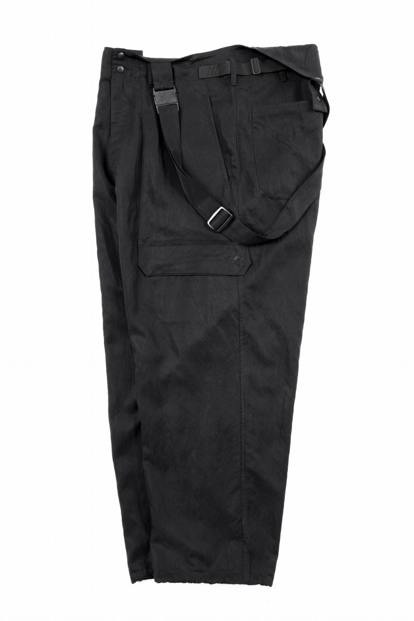 画像をギャラリービューアに読み込む, Y-3 Yohji Yamamoto SUSPENDER PANTS (BLACK)
