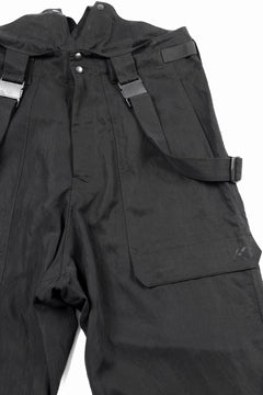 画像をギャラリービューアに読み込む, Y-3 Yohji Yamamoto SUSPENDER PANTS (BLACK)