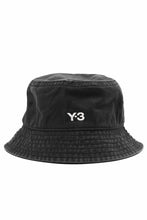 画像をギャラリービューアに読み込む, Y-3 Yohji Yamamoto LOGO BUCKET HAT (BLACK)