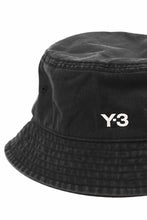 画像をギャラリービューアに読み込む, Y-3 Yohji Yamamoto LOGO BUCKET HAT (BLACK)