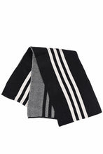 画像をギャラリービューアに読み込む, Y-3 Yohji Yamamoto THREE STRIPE SCARF (BLACK)
