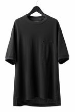 画像をギャラリービューアに読み込む, Y-3 Yohji Yamamoto WORK WEAR TEE / CREPE COTTON JERSEY (BLACK)