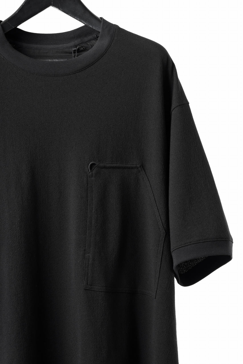 画像をギャラリービューアに読み込む, Y-3 Yohji Yamamoto WORK WEAR TEE / CREPE COTTON JERSEY (BLACK)