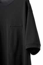 画像をギャラリービューアに読み込む, Y-3 Yohji Yamamoto WORK WEAR TEE / CREPE COTTON JERSEY (BLACK)