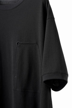 画像をギャラリービューアに読み込む, Y-3 Yohji Yamamoto WORK WEAR TEE / CREPE COTTON JERSEY (BLACK)