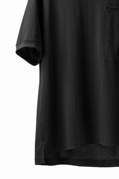 画像をギャラリービューアに読み込む, Y-3 Yohji Yamamoto WORK WEAR TEE / CREPE COTTON JERSEY (BLACK)