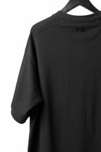 画像をギャラリービューアに読み込む, Y-3 Yohji Yamamoto WORK WEAR TEE / CREPE COTTON JERSEY (BLACK)