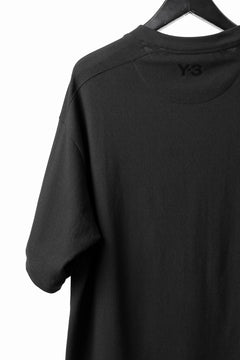 画像をギャラリービューアに読み込む, Y-3 Yohji Yamamoto WORK WEAR TEE / CREPE COTTON JERSEY (BLACK)