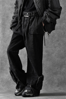 画像をギャラリービューアに読み込む, Juun.J Pocket Detailed Denim Pants (BLACK)