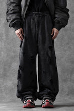 画像をギャラリービューアに読み込む, Juun.J Garment Dyed Distressed Wide Track Pants (GREY)