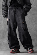 画像をギャラリービューアに読み込む, Juun.J Garment Dyed Distressed Wide Track Pants (GREY)