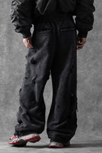画像をギャラリービューアに読み込む, Juun.J Garment Dyed Distressed Wide Track Pants (GREY)