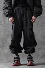 画像をギャラリービューアに読み込む, Juun.J Garment Dyed Distressed Wide Track Pants (GREY)