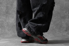 画像をギャラリービューアに読み込む, Juun.J Garment Dyed Distressed Wide Track Pants (GREY)