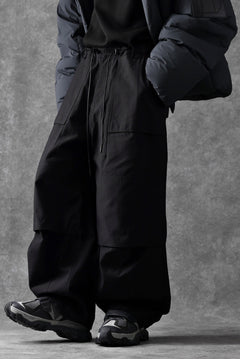 画像をギャラリービューアに読み込む, Juun.J Loose Fit Cordura Pants (BLACK)